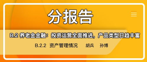 养老金金融 投资运营全面推进,产品类型日趋丰富之二 资产管理情况