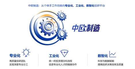 中欧基金:以工业化思维重构资管价值链,探索稳健投资新路径